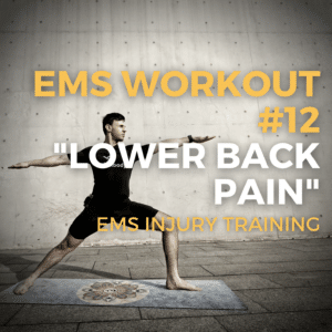 Lower back pin prevention with EMS